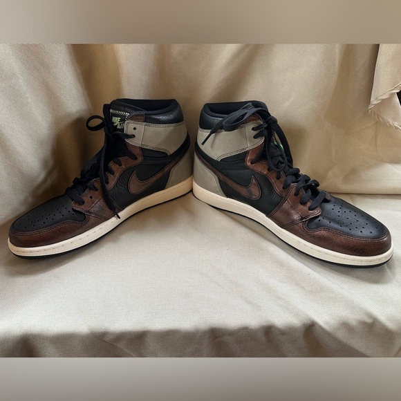 Nike Air Jordan 1 Retro High OG Patina/Rust Shadow Sneakers Size 12 New W/O Tag - Picture 11 of 15